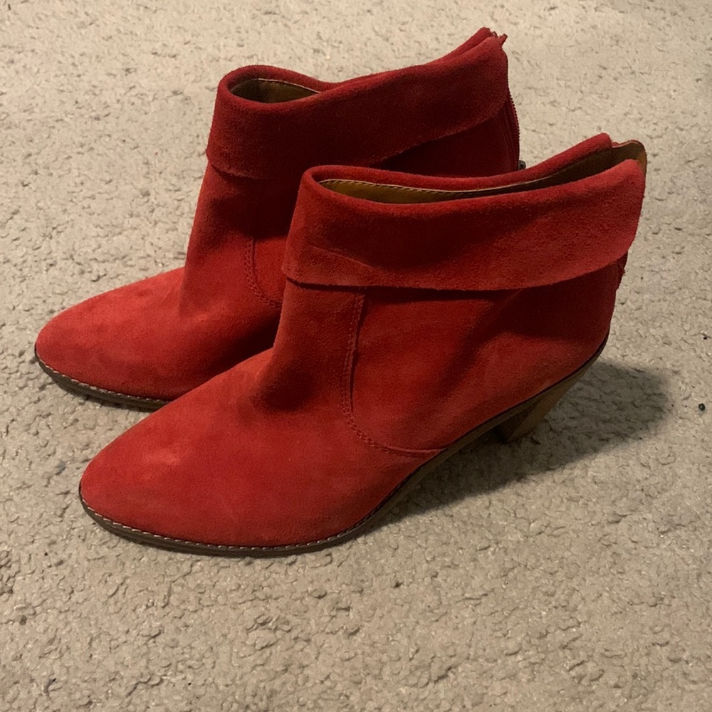 Lucky Brand Nycott Red Bootie